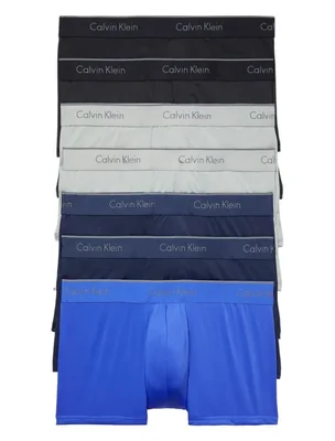 Bóxers Calvin Klein Paquete de 7 de microfibra elástica tiro bajo