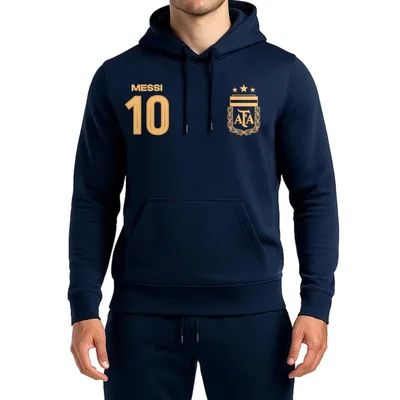 Sudadera con capucha Icon Sports AFA117PH Azul marino Talla L Unisex