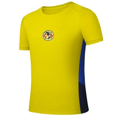 Playera Soccer Club America Warm Up Amarillo Hombre CAAJS525