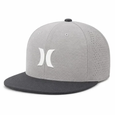 Gorra Hurley Phantom Core Snap-Back Gris Talla Única