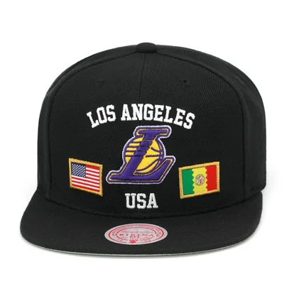 Gorra snapback Mitchell & Ness NBA Los Angeles Lakers Negro/Violeta