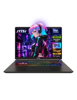Laptop gamer No 16 pulgadas QHD+ Intel core ultra 9 NVIDIA GeForce RTX 5080 32 GB RAM No aplica 1 TB