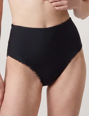 Panty bikini a la cintura para mujer
