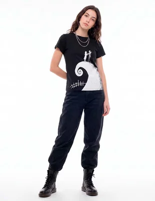 Playera manga corta cuello redondo para mujer