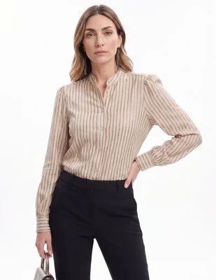 Blusa manga larga para mujer