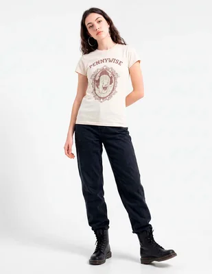 Playera manga corta cuello redondo para mujer