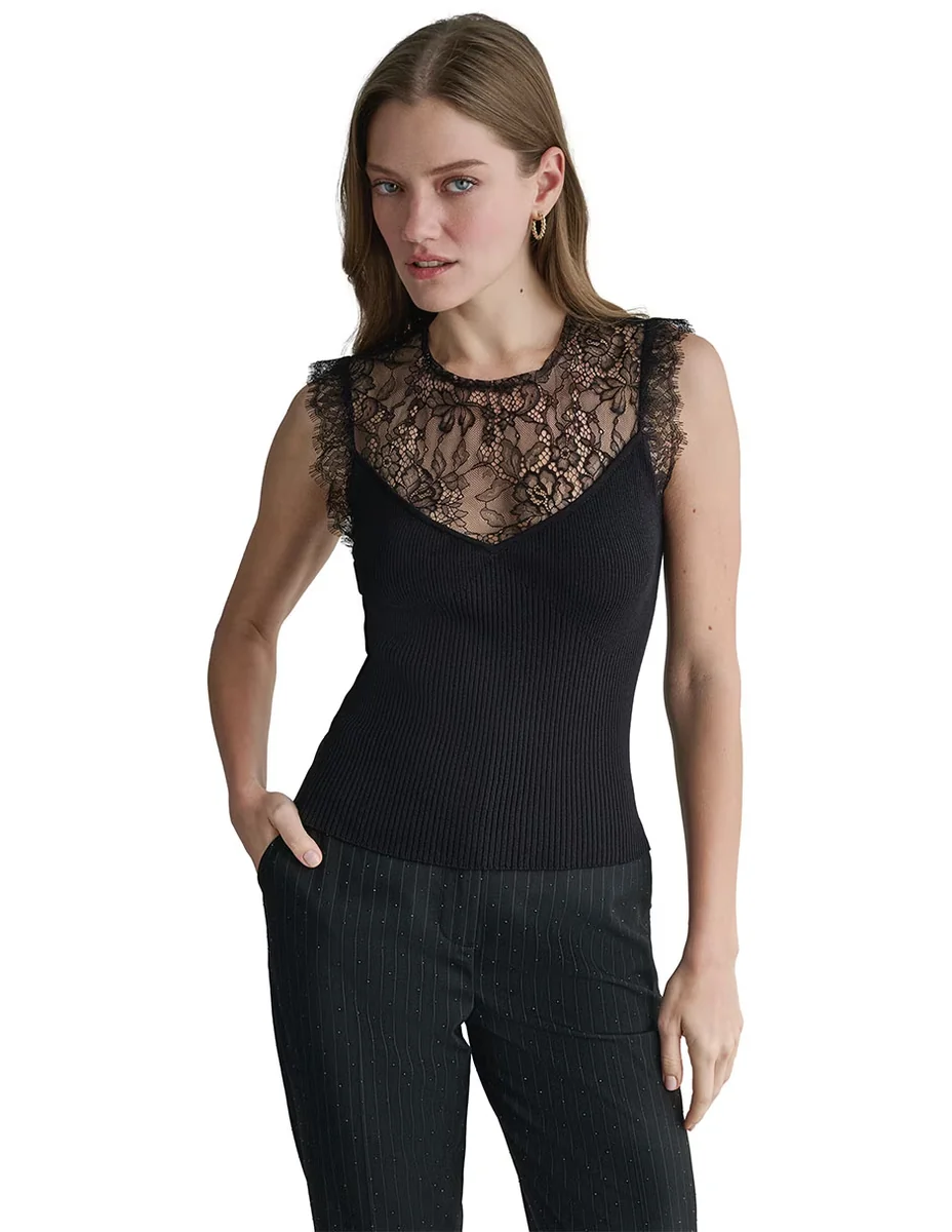 Blusa manga Sin Manga para mujer