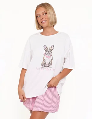 PLAYERA PNPE00141/WHITE M/C