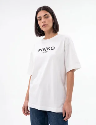 Playera manga corta cuello redondo para mujer