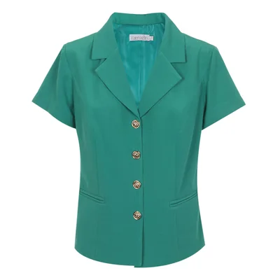 Saco Liso con Mascada Karen Kein para Mujer