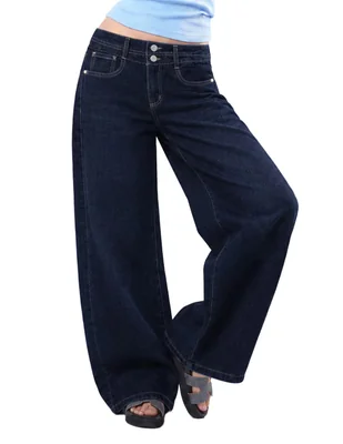 Jeans relaxed wide leg para mujer