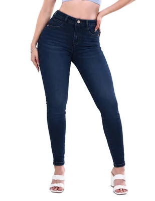 Jeans/Jegging/Jeans jogger Regular Super skinny Media cintura SB4825 Otoño para mujer