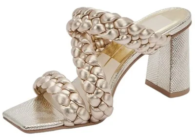 Sandalias Dolce Vita Partha Light Gold mujer MX 25