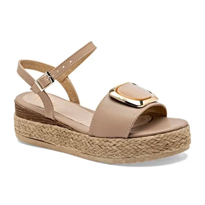 Maider (ticul-paola) sandalia para mujer beige cod 148288-E