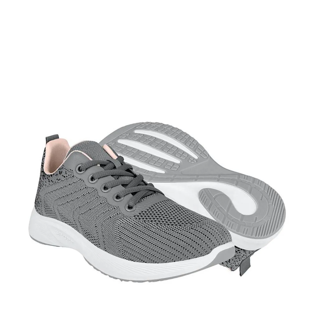 TENIS DAMA TORRENTE KEN12 TEXTIL GRIS