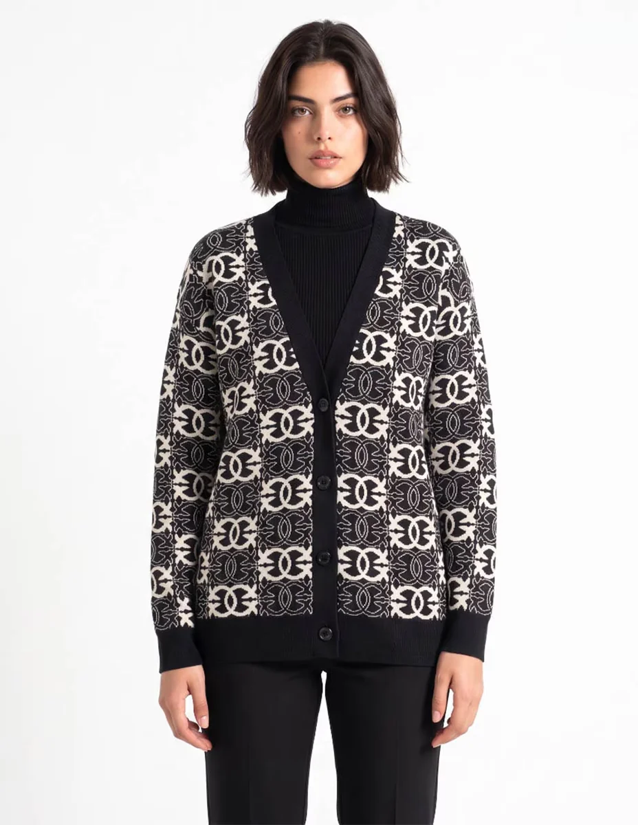 Suéter cuello V para mujer