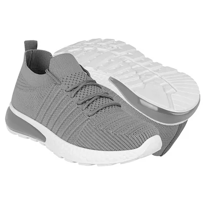 TENIS CASUALES DAMA FUROR 19167 TEXTIL GRIS