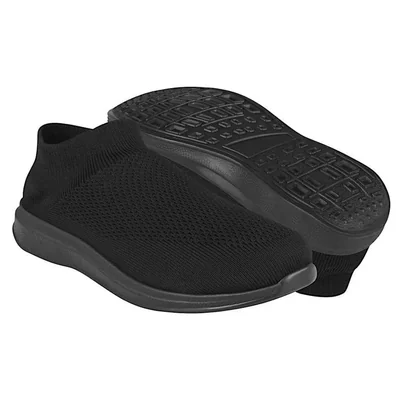 TENIS CASUALES DAMA STYLO 323 TEXTIL NEGRO