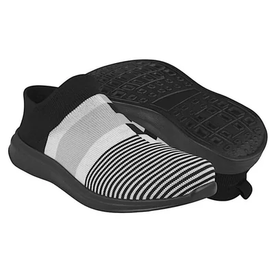 TENIS CASUALES DAMA STYLO 327 TEXTIL NEGRO