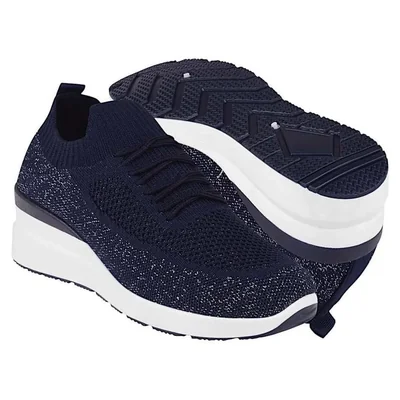 TENIS CASUALES DAMA FUROR 18785 TEXTIL AZUL