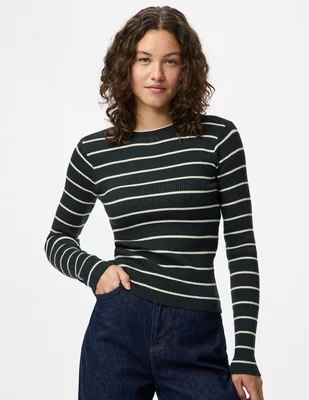 Suéter cuello redondo para mujer