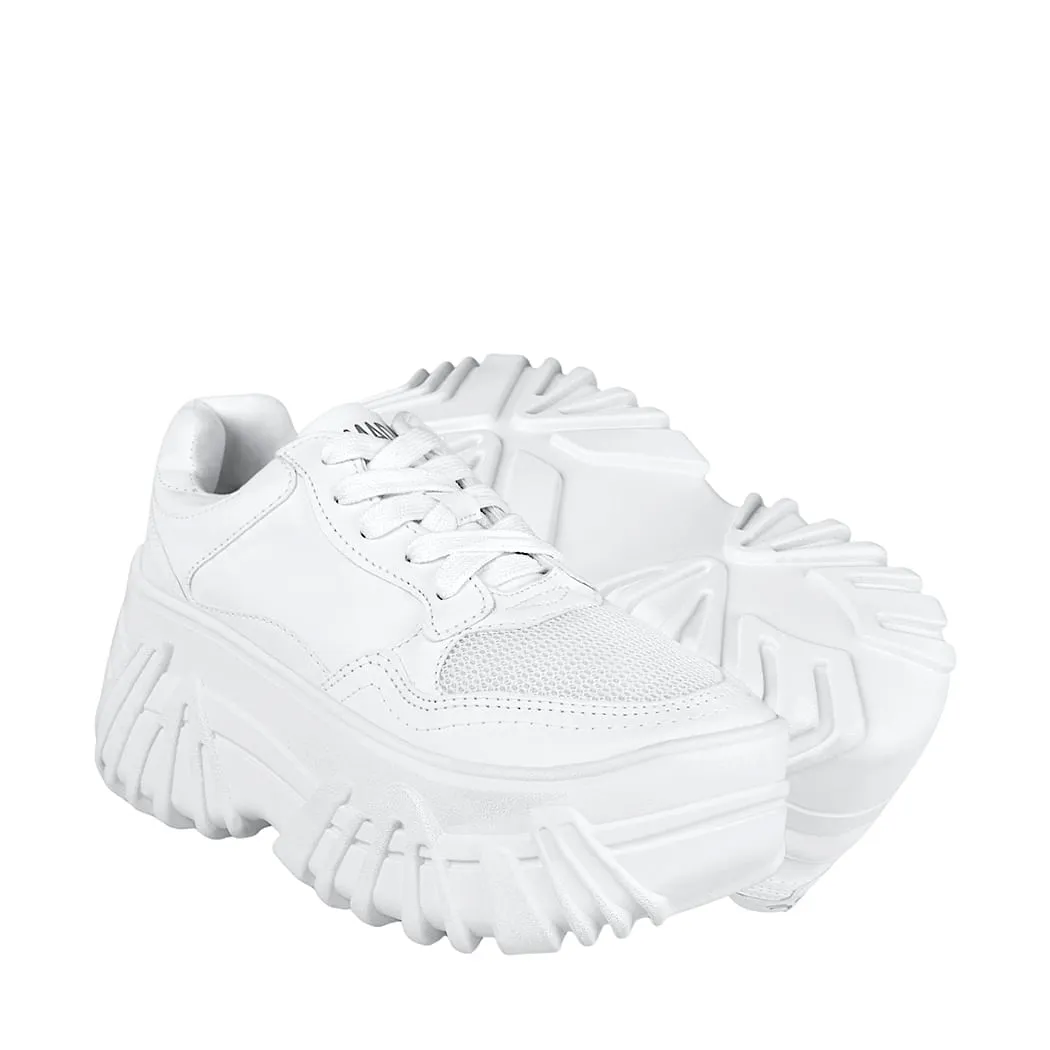 TENIS CASUALES DAMA NOMADAS 66208 SIMIPIEL BLANCO