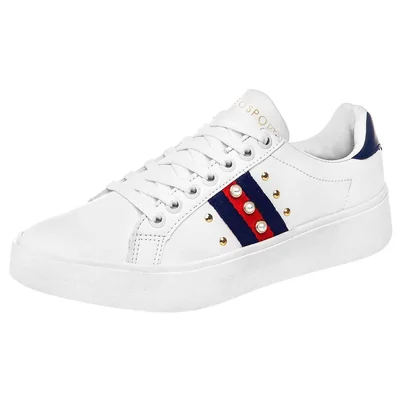 Neosport Tenis urbano para mujer blanco, marino, código 80344-1