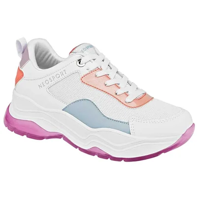 Neosport Tenis urbano para mujer blanco multicolor, código 117170-1