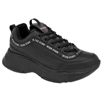 Miss Pink Tenis urbano para mujer negro, código 99117-1