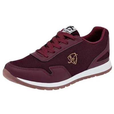 Been Class Tenis urbano para mujer vino, código 90232-1