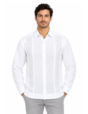 Guayabera manga Larga para Hombre