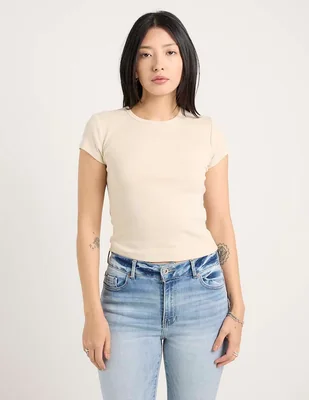 Playera manga corta Sexy Jeans cuello redondo para mujer