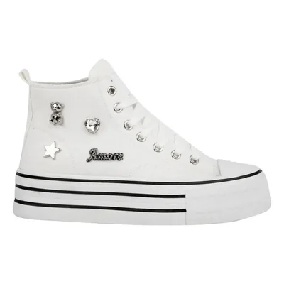 Tenis bota belinda peregrin dama vulcanizado 1250355