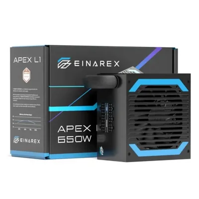 Einarex Apex L1 Fuente de Poder para Computadora de 650 W DC