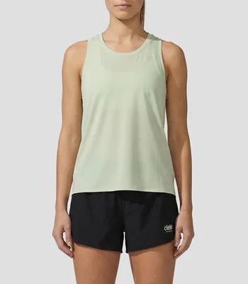 Tank para entrenamiento cuello redondo sin mangas con microdiseños Mujer