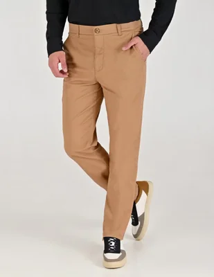 Pantalón Casual Chino Slim Otoño Invierno de Algodón y elastano para hombre