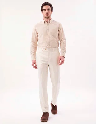 Pantalón de vestir slim de lana para hombre