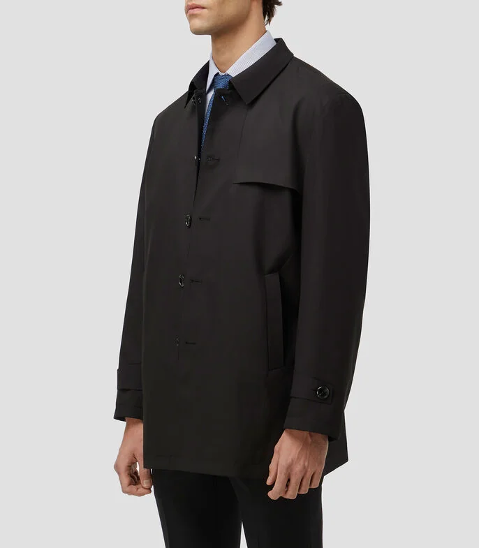 Abrigo midi con botonadura Hombre