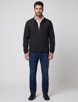 Chamarra Casual No de Vinipiel Con bolsillos para hombre