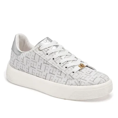 Ferrioni Tenis urbano para mujer blanco gris plata, código 125136-E