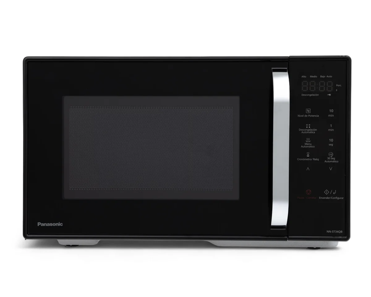 Horno de Microondas Panasonic 0.9 Pies NN-ST34QBRPH Negro
