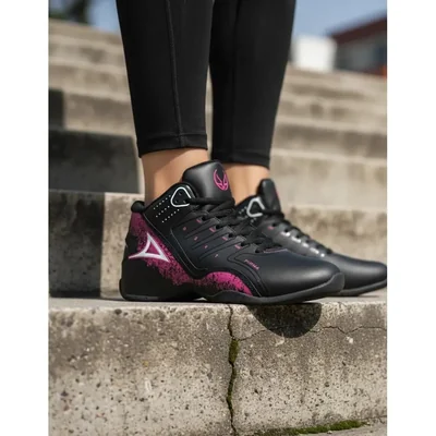 Tenis bota pirma dama sneaker basketball craquelado 1260559