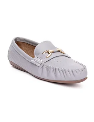 Mocasín de piel para mujer