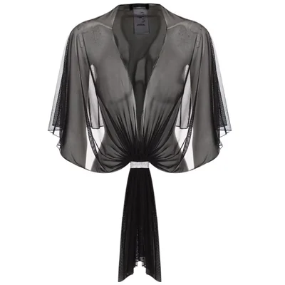 Chalina con Transparencia Y Pedrería Noshe para Mujer