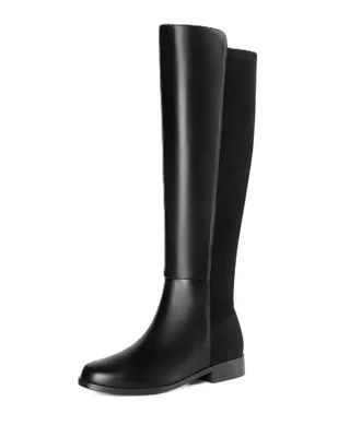 Bota Abajo de la rodilla de Gamuza para mujer
