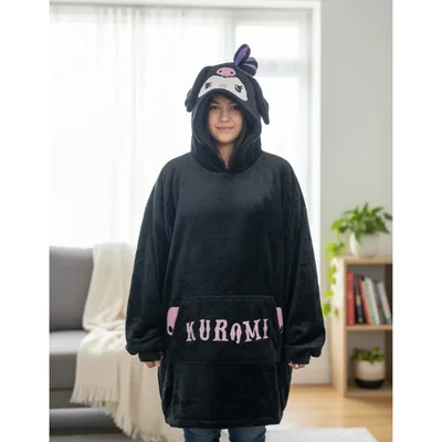 Kuromi Wabi Personajes Maxi Sudadera Hoodie Polar Super Calientita Comfort