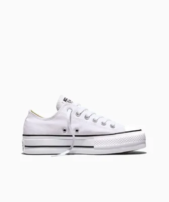 Tenis Converse Chuck Taylor All Star Lift blancos para mujer