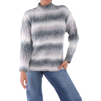 Suéter Mujer Tejido Degradado Cuello Alto Casual Arqeology
