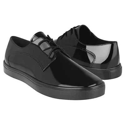 ZAPATOS OXFORD DAMA STYLO 84088 CHAROL NEGRO
