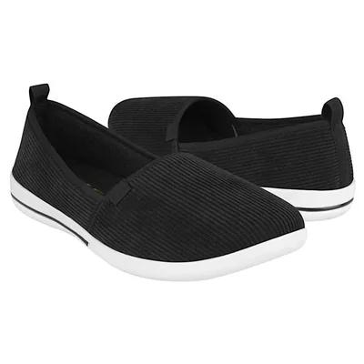 ZAPATOS DAMA STYLO 17154 TEXTIL NEGRO